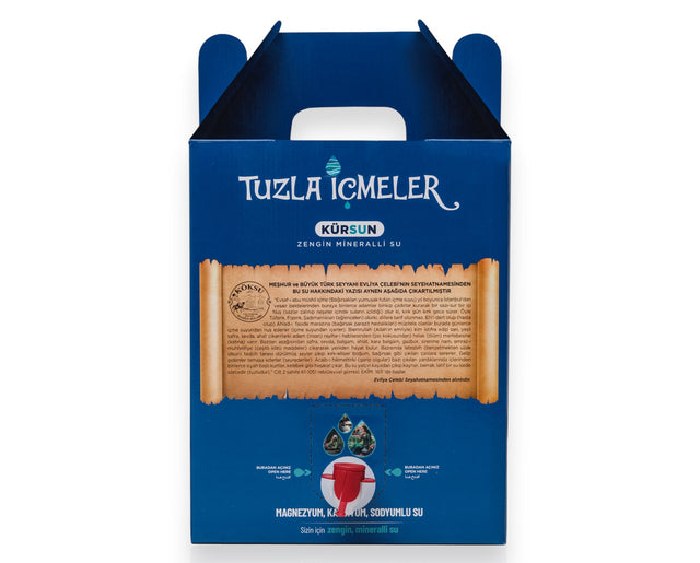 Tuzla İçmeler Kürsun Doğal Zengin Mineralli Su 5 Litre