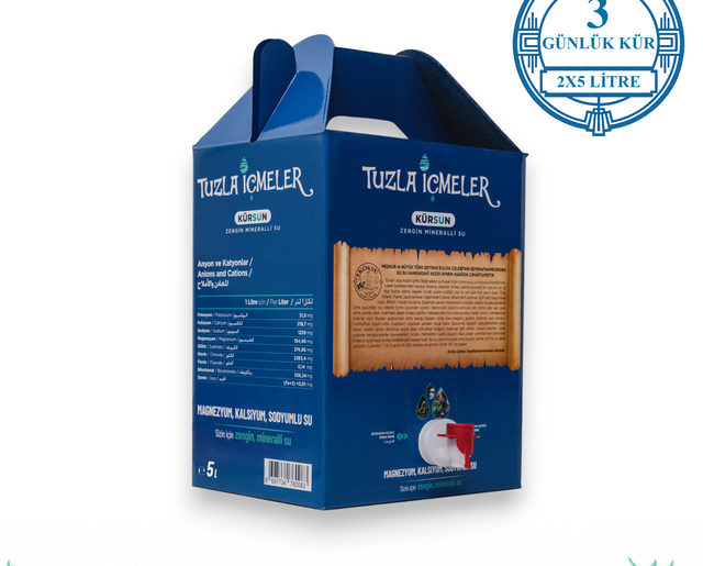 Tuzla İçmeler Kürsun Su 3 Günlük Kür 10 Litre - 2x5LT