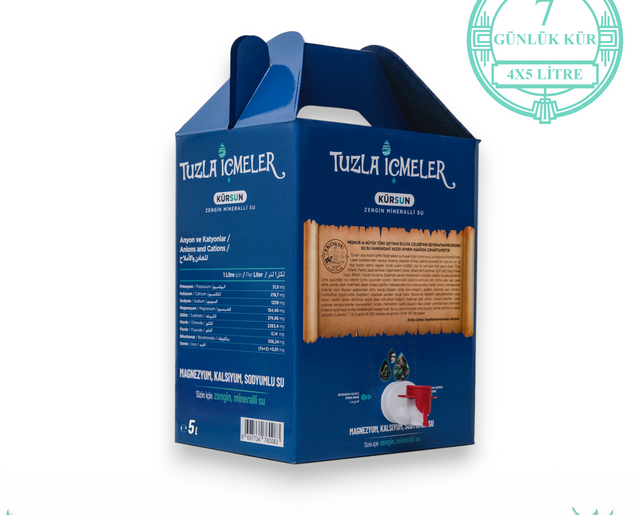 Tuzla İçmeler Kürsun Su 7 Günlük Kür 20 Litre - 4x5LT